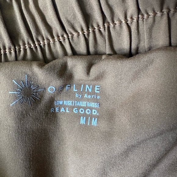 Aerie Brown Women's Athletic Shorts with White Trim | Size M | Never worn before - Picture 3 of 5